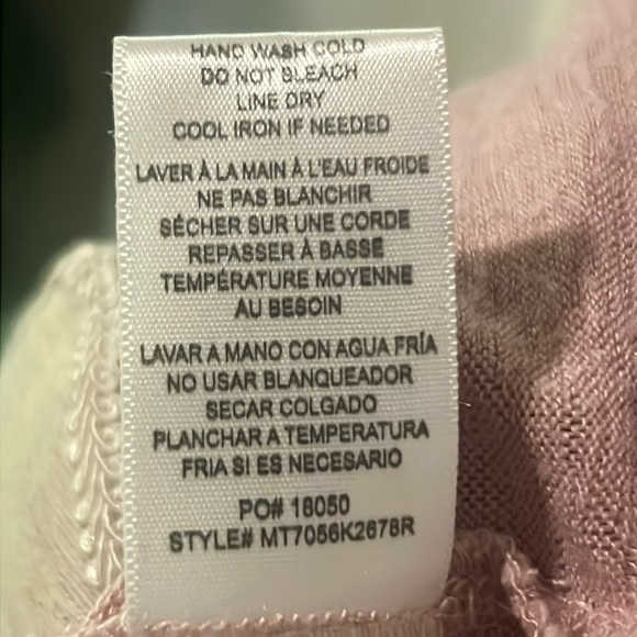 Bobeau light pink sleeveless womens blouse side knot tie shirt casual top Medium - Picture 7 of 8